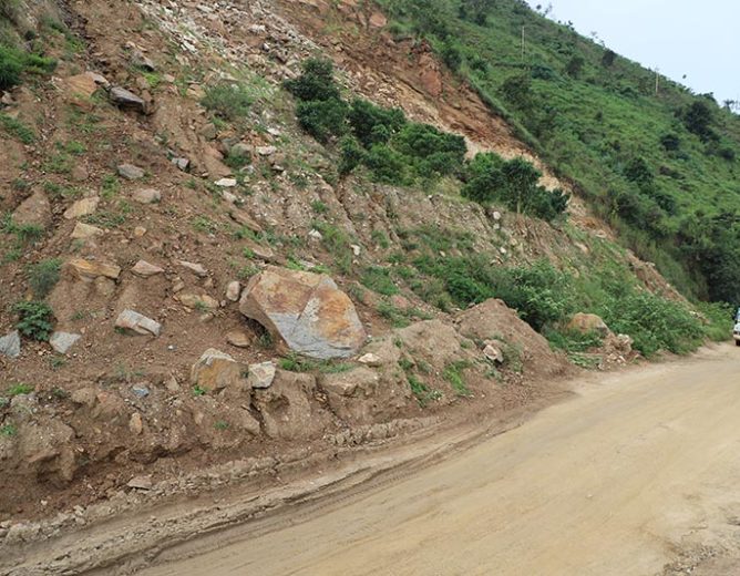 Tronçon Bujumbura -Gitaza souvent en proie à des chutes de pierres et des éboulements
